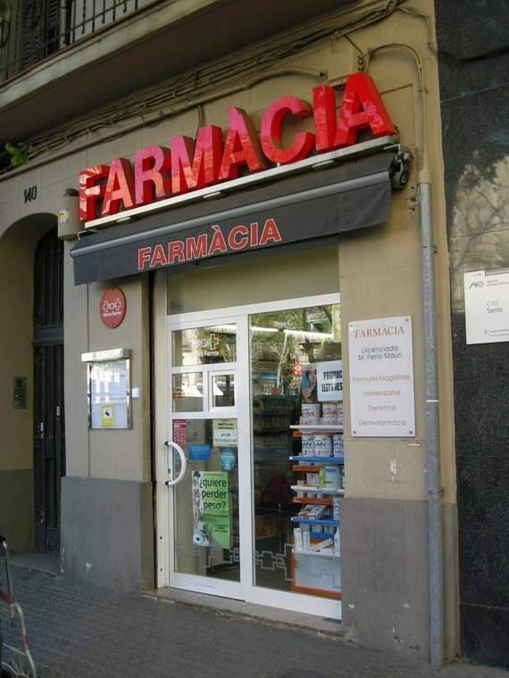 Farmacia Ferro Mauri en Sants Barcelona